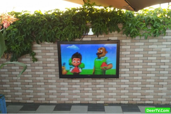 Custom DIY outdoor TV enclosure
