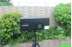 Small outdoor projector enclosure